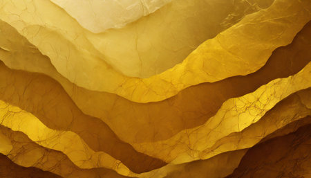 abstract background with yellow and orange layers. 3d render illustrationの素材