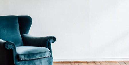 Comfortable armchair decoration interior of living room - Vintage Light Filterの素材