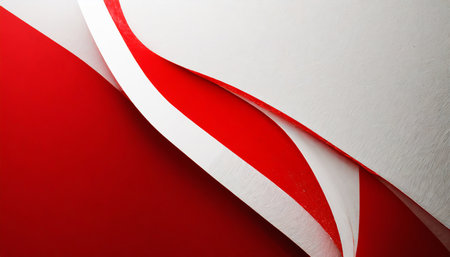 abstract red and white background space for textの素材