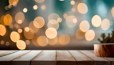 abstract background with bokeh and room for textの素材