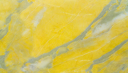 closeup surface abstract marble pattern at yellow marble stone wall texture backgroundの素材