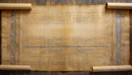 egyptian papyrus paperの素材