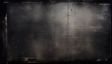 dark scratched grunge background old film effectの素材