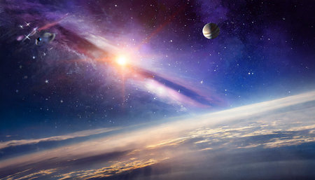 outer space backgroundの素材