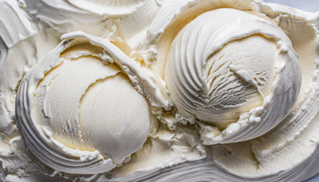 texture of white ice cream like background close upの素材