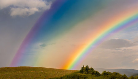 beautiful rainbow backgroundsの素材