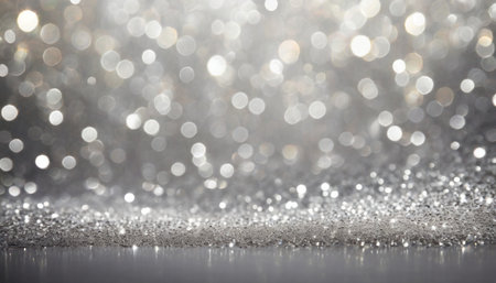 silver glam bling glitter or grey wedding anniversary backgroundの素材