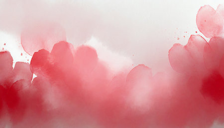 water color pink white background used as a background in the wedding and other tasksの素材