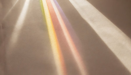 abstract light and shadow on white fabric as background, soft focusの素材