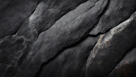 Black stone texture background. Black stone texture background. Black stone background.の素材