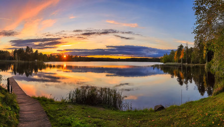 sunset panoramaの素材