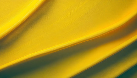 vibrant bright yellow background with rippled texture and copy spaceの素材