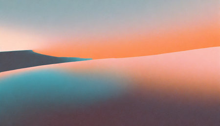 digital noise gradient nostalgia vintage retro 70s 80s style abstract lo fi background retro wave synthwave wall wallpaper template print minimal minimalist blue pink orange gray colorの素材