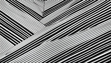 Black and white stripes on white background. Abstract background for design.の素材