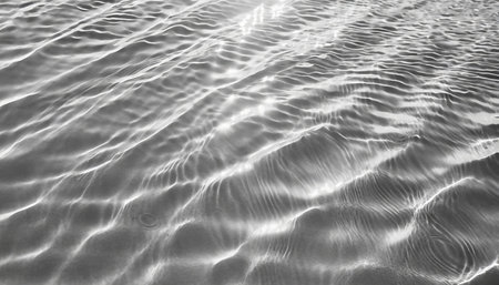 abstract white water shadow surface texture natural ripple backgroundの素材