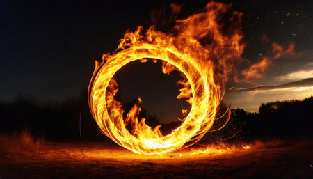circle of fireの素材