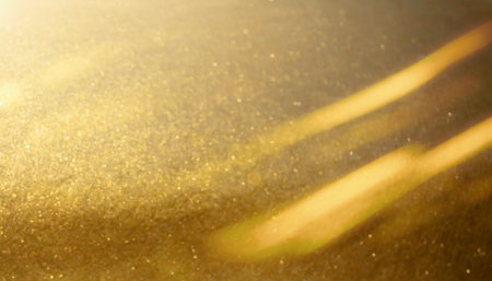 blur abstract gold background texture with banner backgroundの素材