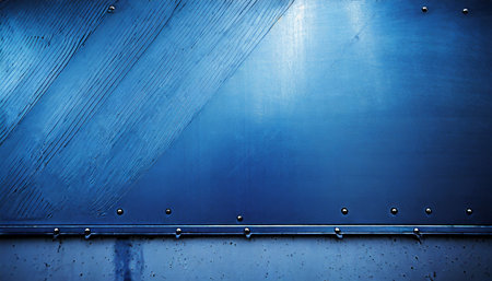 blue metal plate backgroundの素材