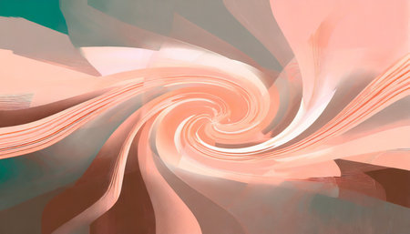 combining pastel peach and rose pink in an abstract futuristic texture on a background generative aiの素材