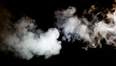 smoke stock imageの素材
