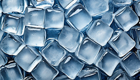 wide ice cubes backgroundの素材