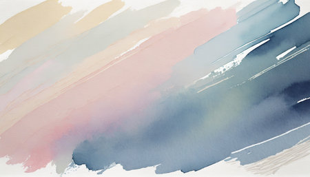 pastel brush stroke hand painted illustration watercolor background paintedの素材