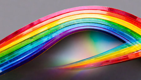 rainbow on white background there is version of this image file id 559308383の素材