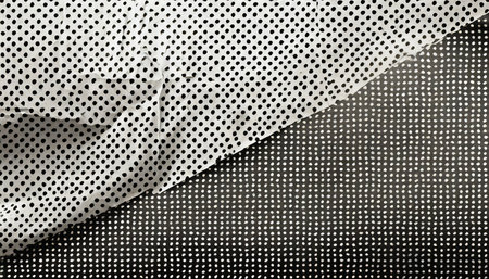 large halftone crumpled paper texture with a backgroundの素材