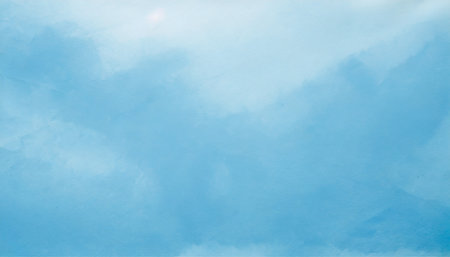 smooth sky blue color paper banner backgroundの素材