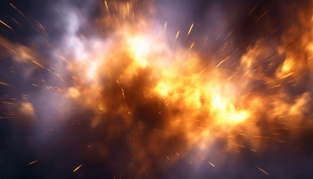 explosion fire abstract background textureの素材