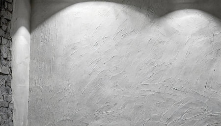 white plastered wall backgroundの素材