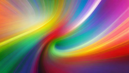 colorful abstract background illustration rainbow style gradient lines template for your design screen wallpaper banner posterの素材