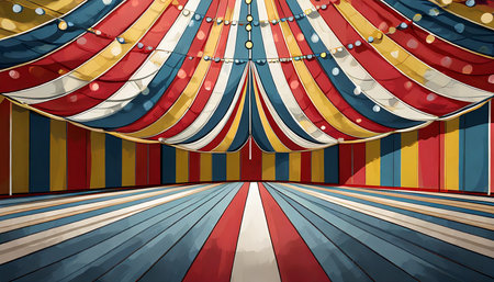 circus tent backgroundの素材
