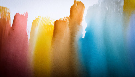 colorful watercolor textured backgroundの素材