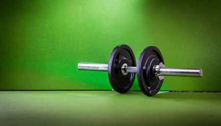 barbell on backgroundの素材