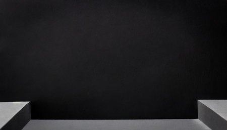 simple empty black color backgroundの素材