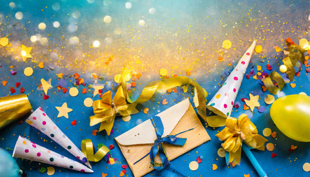 birthday theme greeting card backgroundの素材