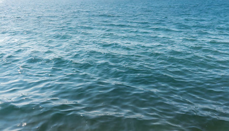 blue water sea for backgroundの素材