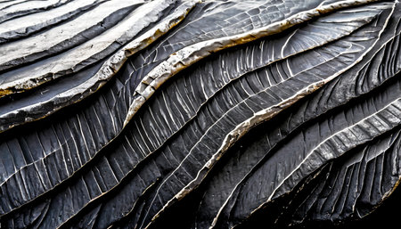 the allure of black stone surfacesの素材