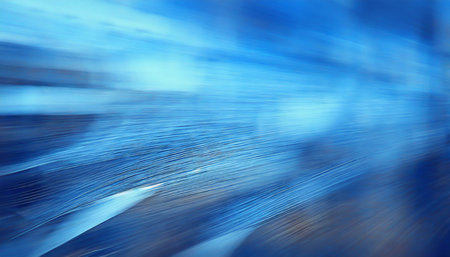 abstract cold blue background with motion blurの素材