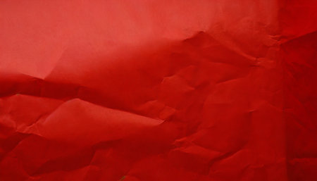 red background and wallpaper by crumpled paper texture and free spaceの素材