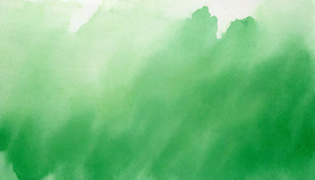 green watercolor background artistic hand paint on backgroundの素材