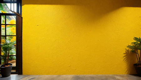 yellow wall backgroundの素材