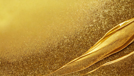 abstract gold background with copy spaceの素材