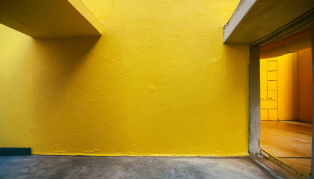 yellow wall backgroundの素材