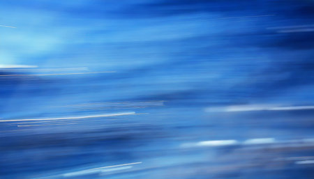 abstract cold blue background with motion blurの素材