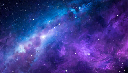 purple and blue galaxy backgroundの素材