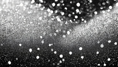 white black glitter texture abstract banner backgroundの素材