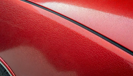 close up of red metallic car paint surface wallpaper backgroundの素材