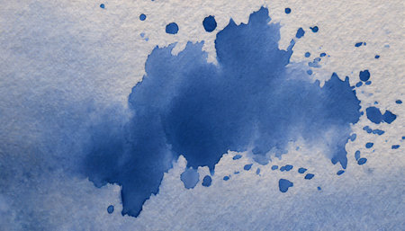 blue ink stain on a backgroundの素材